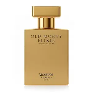Arabian Aroma Old Money Elixir Eau de Parfum, Warm Vanilla, Coffee & Spice Long Lasting Luxury Perfume, 50ml.